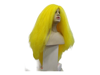 Titania  Yellow  Lady  Extra Long Texturised Costume Party Wig