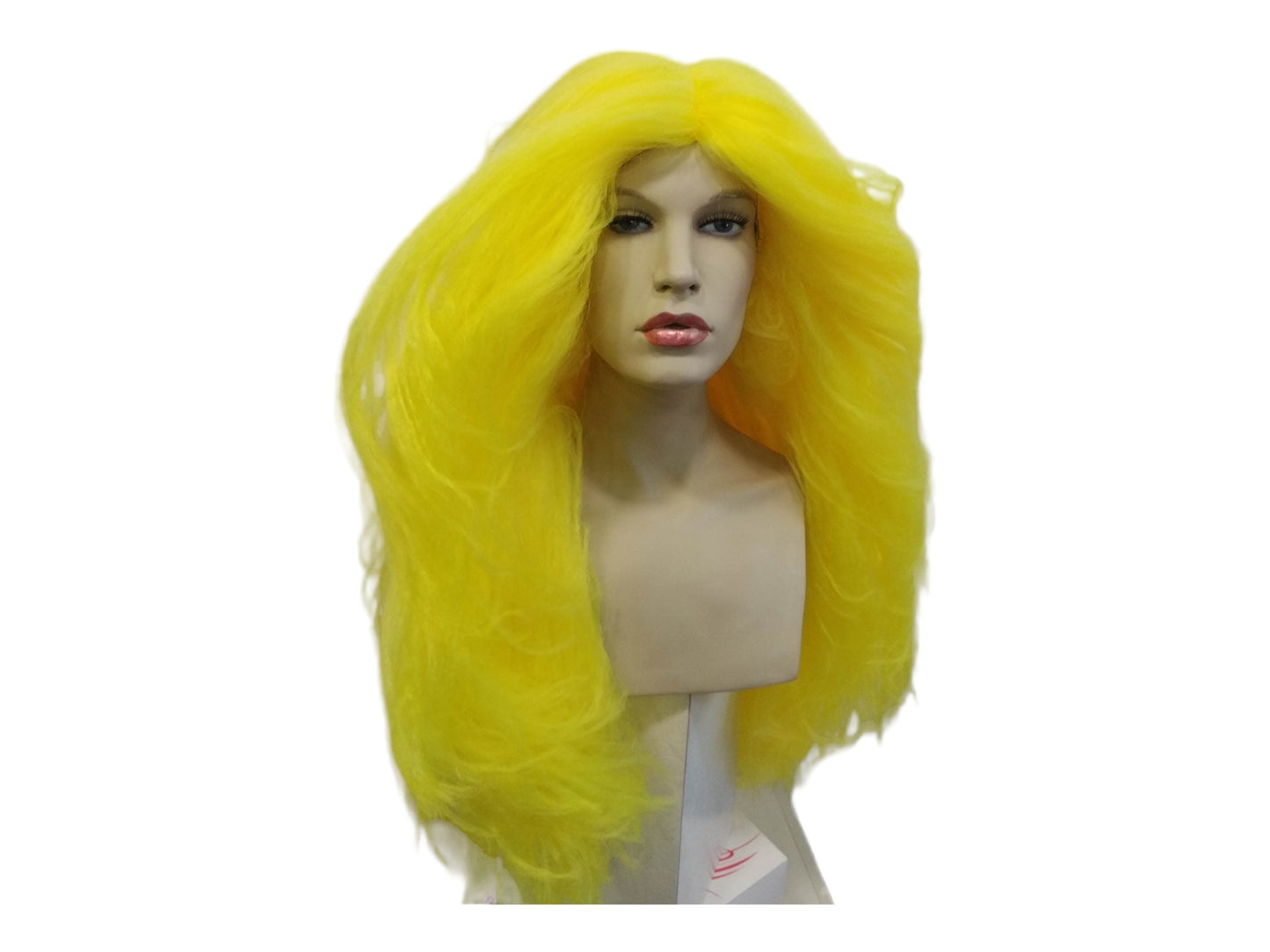 Titania  Yellow  Lady  Extra Long Texturised Costume Party Wig