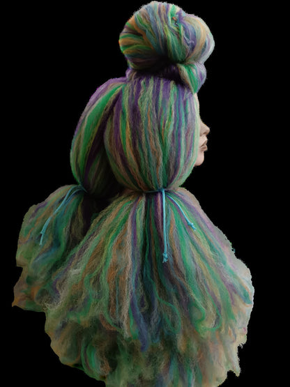 Rainbow in the Dark Long Texturised Costume Party Wig
