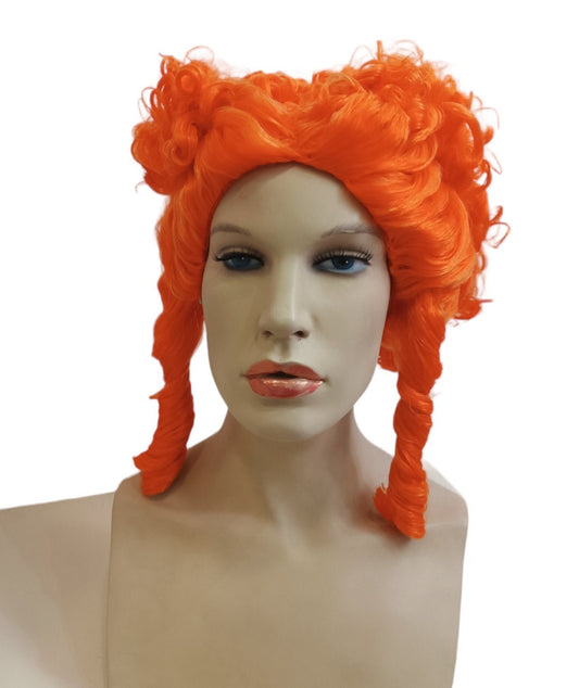Hocus - Pocus Winifred Elisabethan Period Re-enactment Orange Color Special Wig