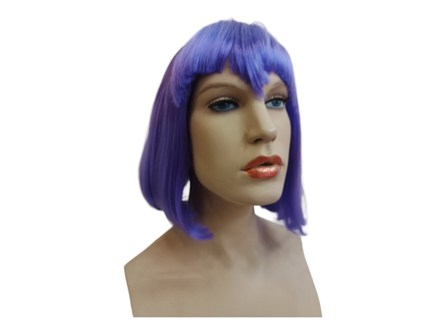 Lavender Short Bob Costume Wig