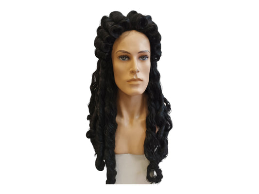 Captain Hook's Theatrical Black Wig: 1991 Movie-Inspired Special Edition
