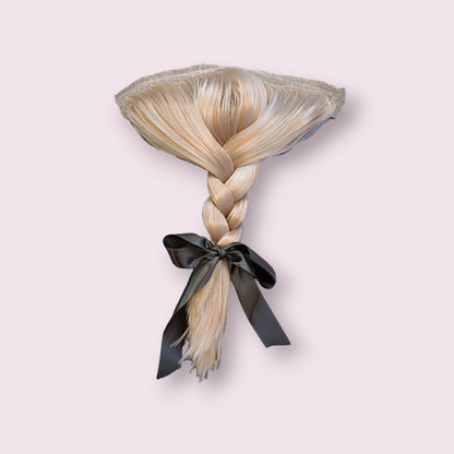 Gray Blond Braided Period Queue