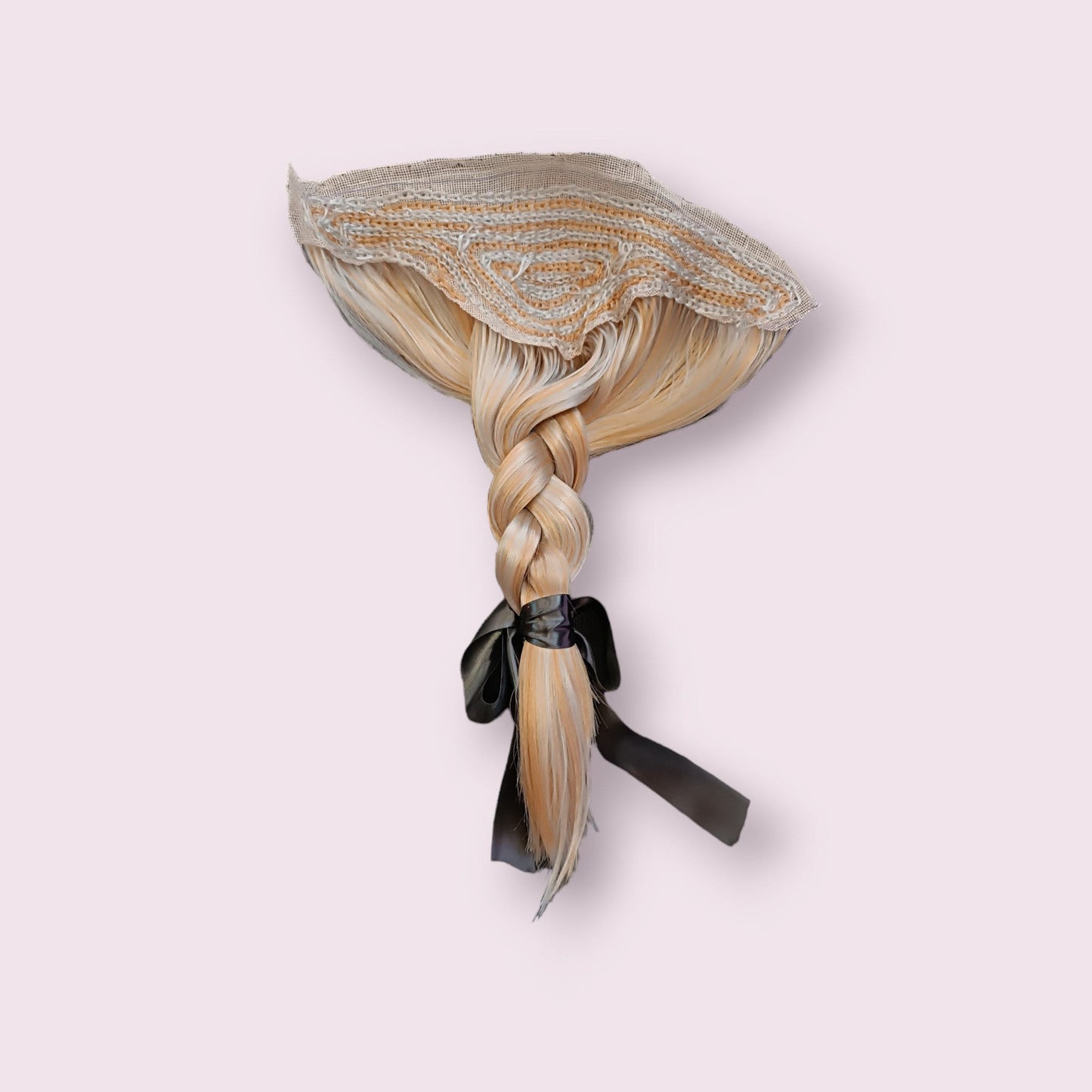 Gray Blond Braided Period Queue