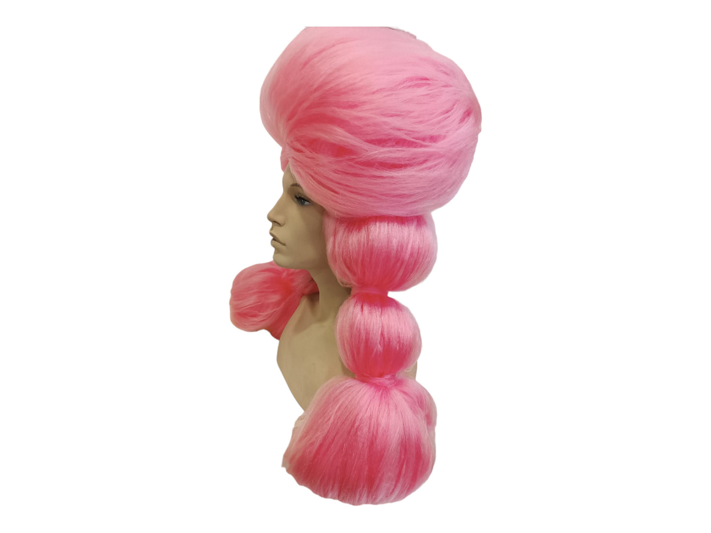 Toadette Pink Long extra voluminous Texturised Drag Show Wig