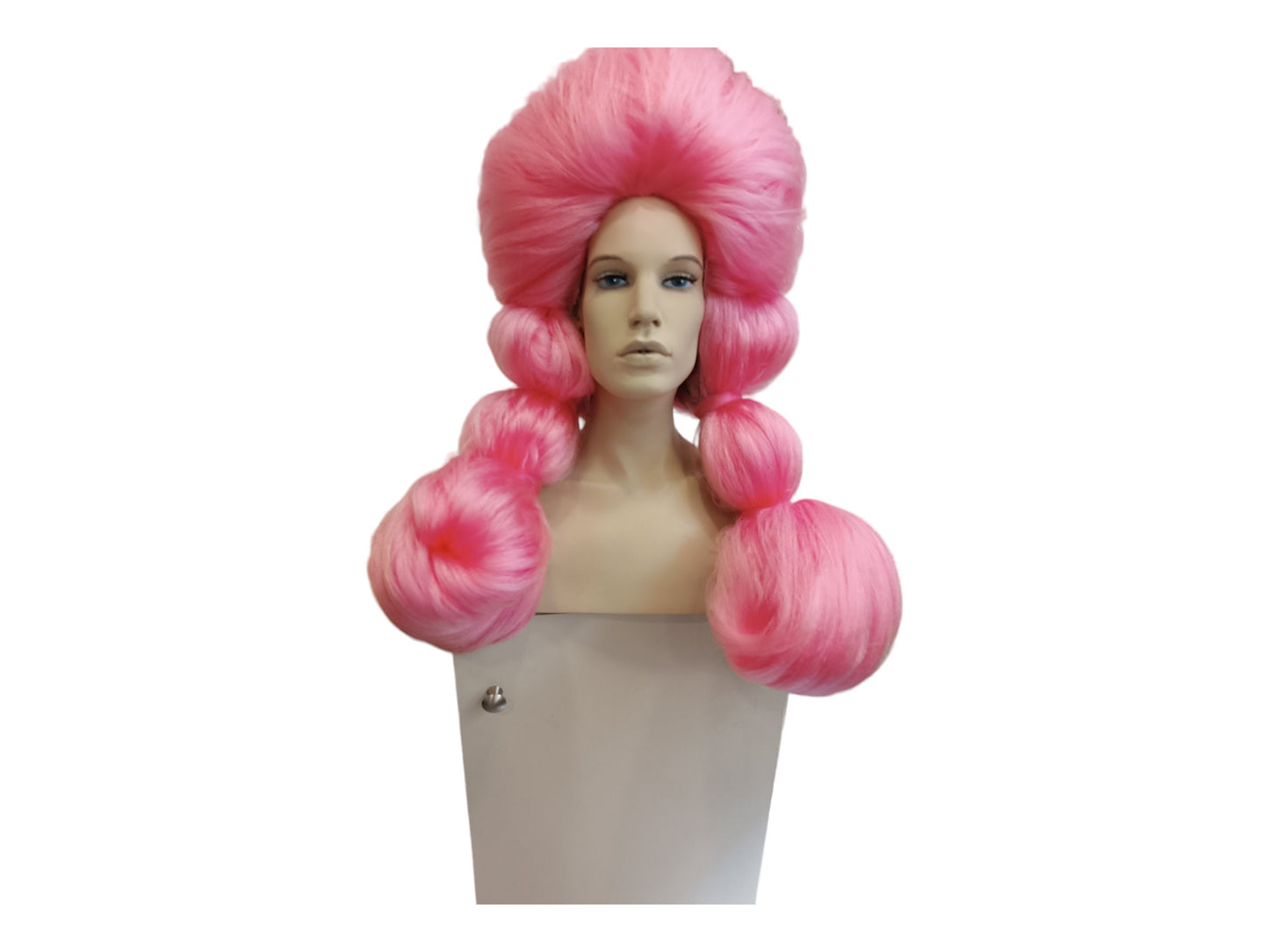 Toadette Pink Long extra voluminous Texturised Drag Show Wig