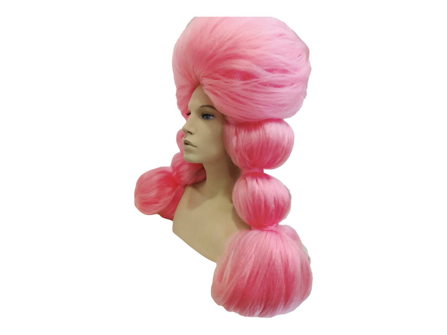 Toadette Pink Long extra voluminous Texturised Drag Show Wig
