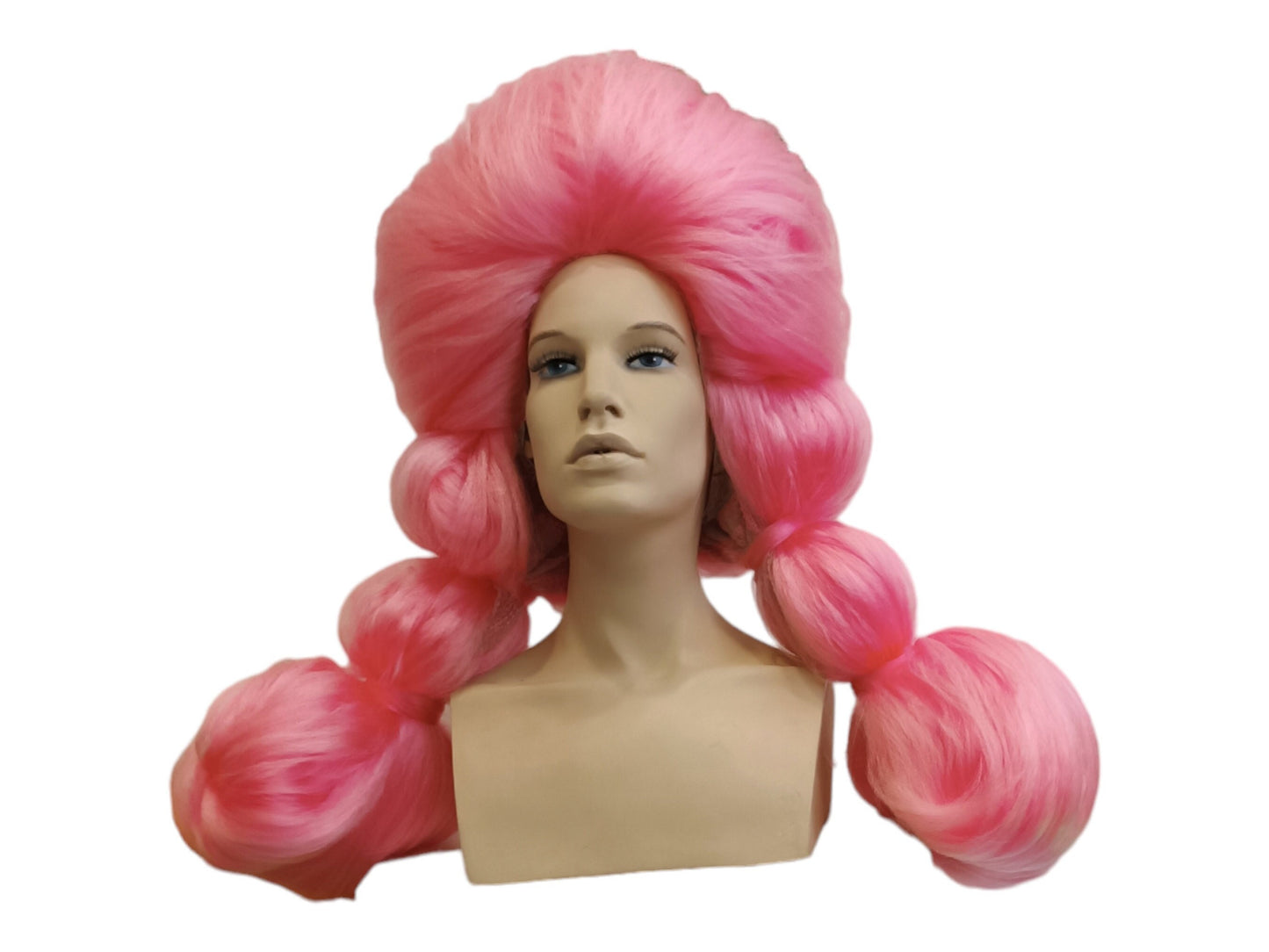 Toadette Pink Long extra voluminous Texturised Drag Show Wig