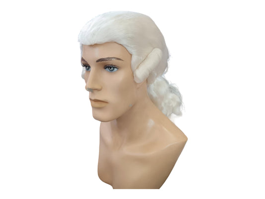Emperor Joseph II  White Period Wig | 18th Century Historical Costume Wig from the film Amadeus (1989)