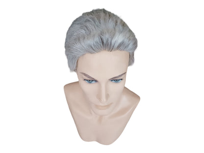 The Anchorman Natural Look Gray  Men's Short Wig