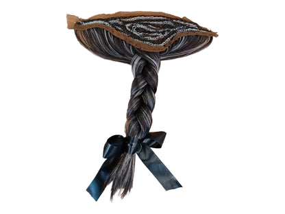 Brown - Gray Braided Period Queue