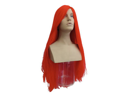 Jessica Fire Red Long Straight Cosplay Costume Wig