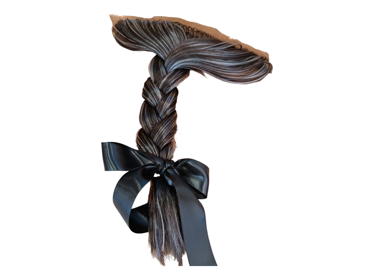 Brown - Gray Braided Period Queue