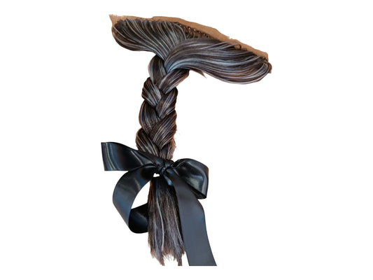 Brown - Gray Braided Period Queue