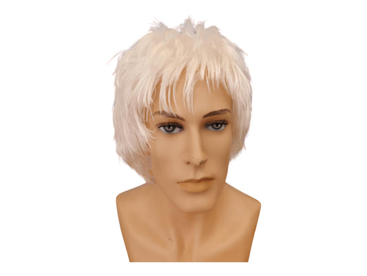 High-Quality Satoru Cosplay Wig - White Anime Wig for Authentic Look