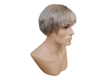 Natural Look Gray Men's Short Wig Zack  – Perfect for Theatrical Plays and Costume Events