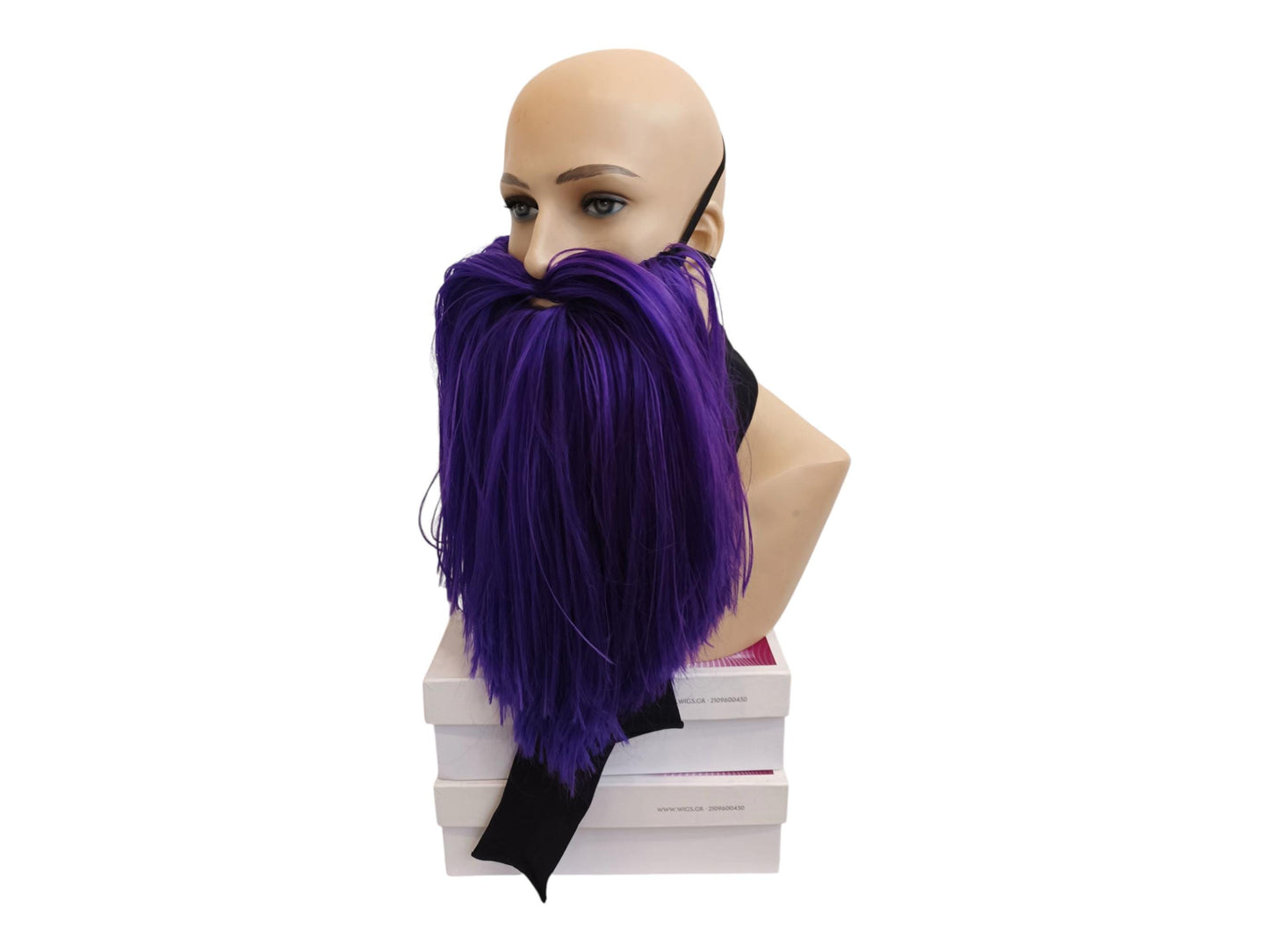 Barbeviolet Wig And Beard Costume Cosplay Wig