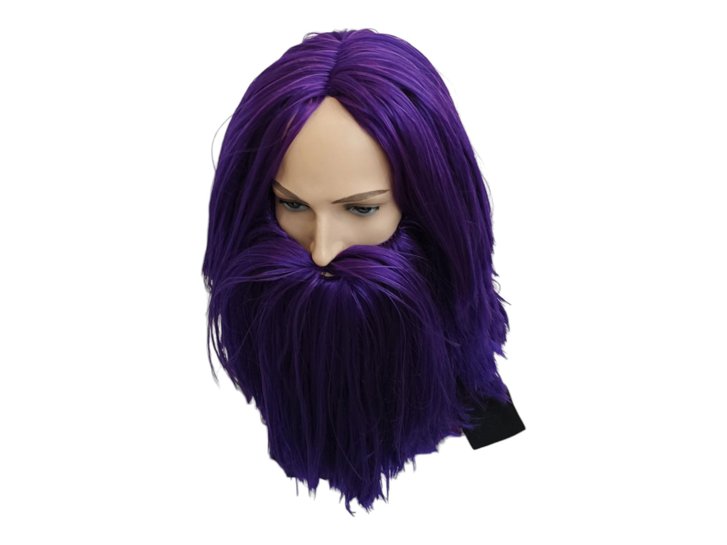 Barbeviolet Wig And Beard Costume Cosplay Wig