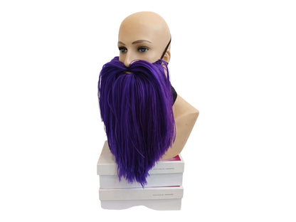 Barbeviolet Wig And Beard Costume Cosplay Wig