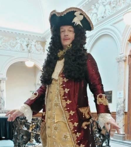 1700-luvun miesten peruukki Luis Xiv musta korkea-ajan 1700-luvun alkupuoli eteläinen nainen