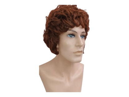Beau Brummell Regency Wig – 1790s Light Brown Brutus Style Wig For Men – 18th Century Georgian Historical Theater Wig
