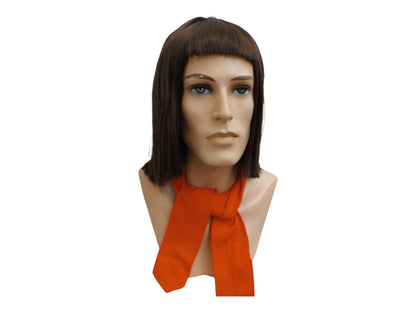 Dark Brown Bob Wig Straight With Bangs | Vintage 60s Bob Wig