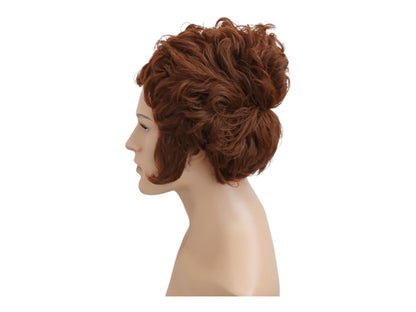 Beau Brummell Regency Wig – 1790s Light Brown Brutus Style Wig For Men – 18th Century Georgian Historical Theater Wig