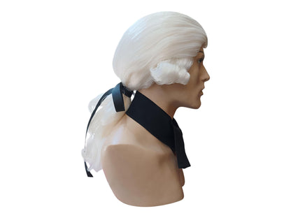 Le Magistrat 1800 White Male Authentic Wig With Special Hairline
