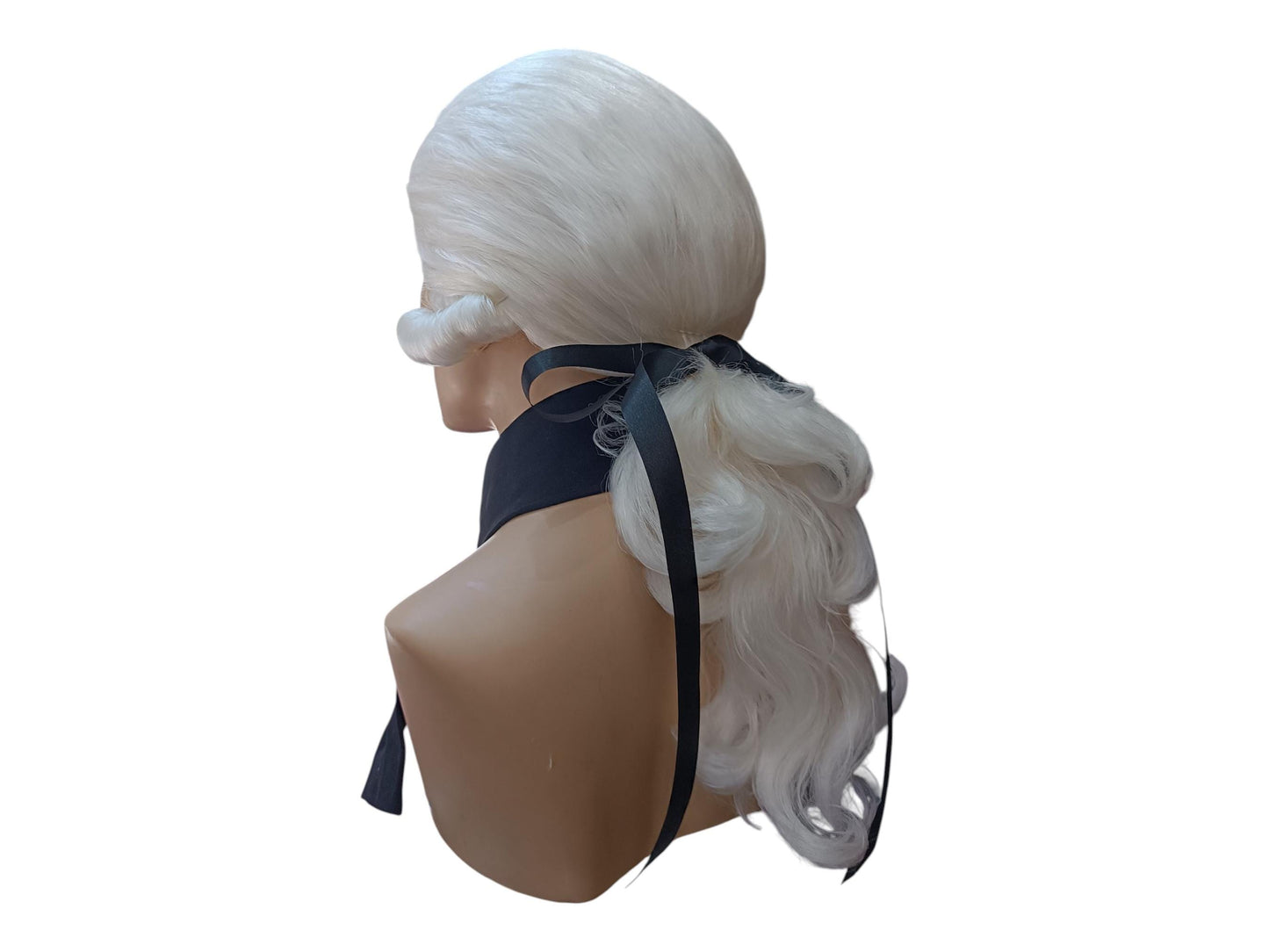 Le Magistrat 1800 White Male Authentic Wig With Special Hairline