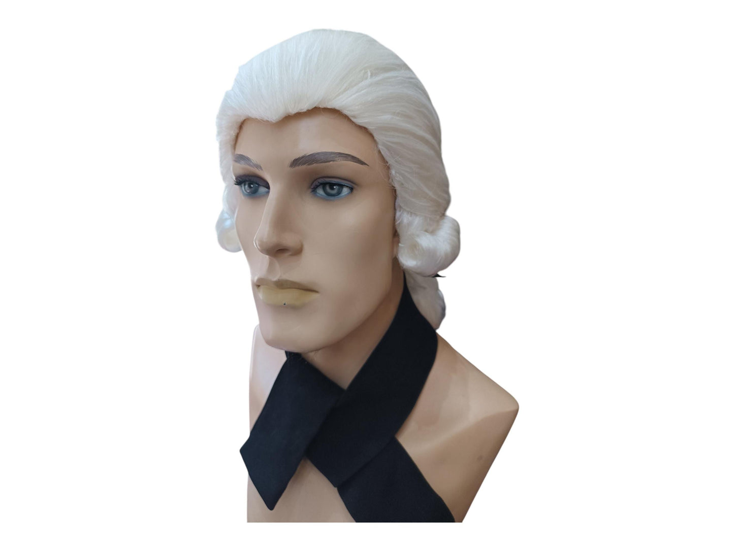 Le Magistrat 1800 White Male Authentic Wig With Special Hairline