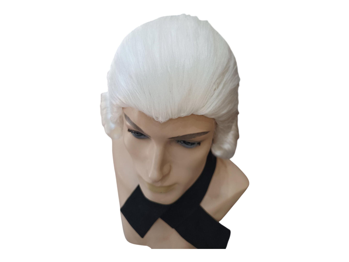Le Magistrat 1800 White Male Authentic Wig With Special Hairline