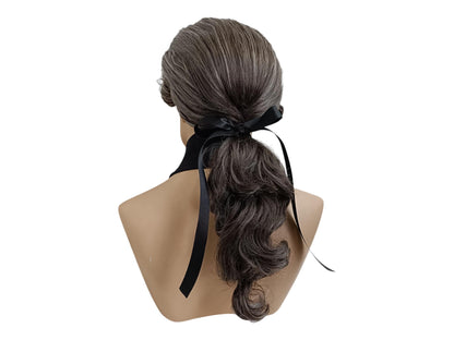 Period 1800 Gray Brown Noble Courtesan Male Authentic Wig