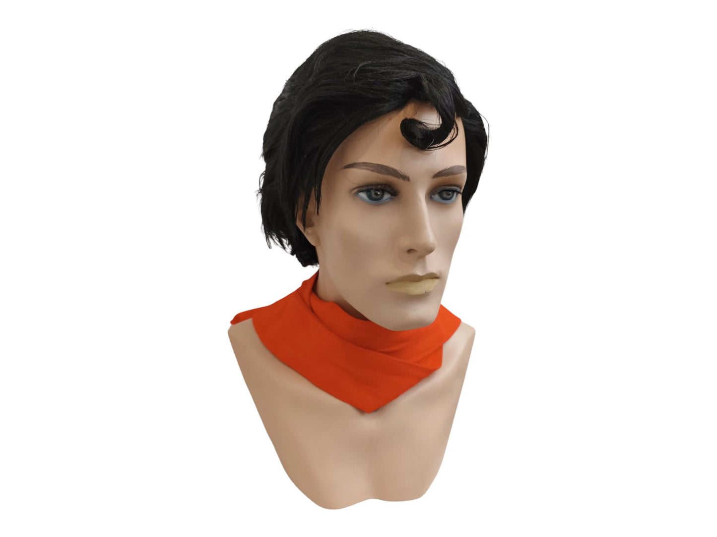 Classic Superman Wig - Christopher Reeve Style - Black Short Costume Cosplay Wig