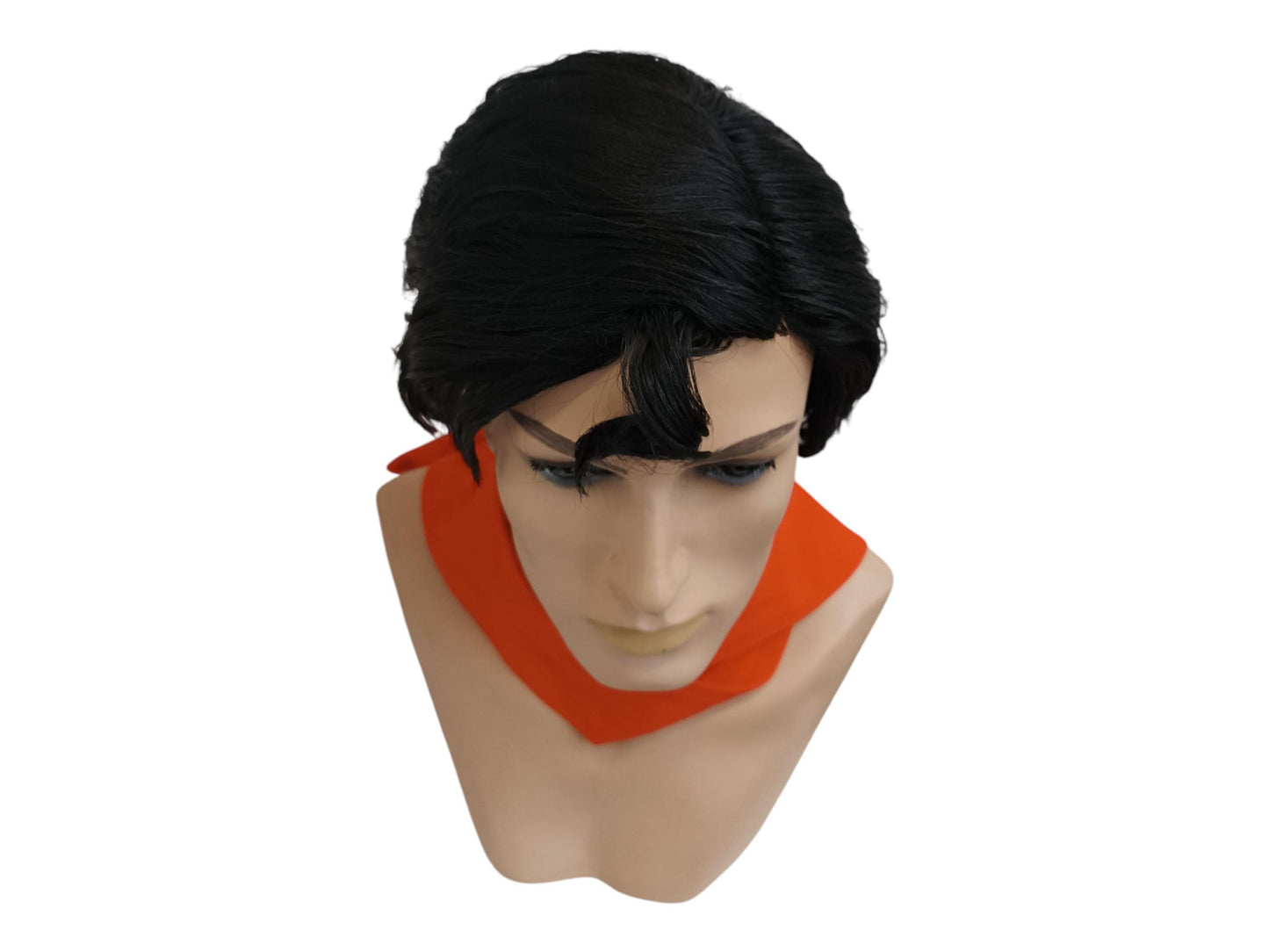 Classic Superman Wig - Christopher Reeve Style - Black Short Costume Cosplay Wig