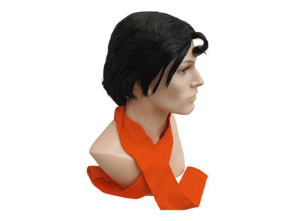 Classic Superman Wig - Christopher Reeve Style - Black Short Costume Cosplay Wig