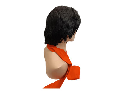 Classic Superman Wig - Christopher Reeve Style - Black Short Costume Cosplay Wig