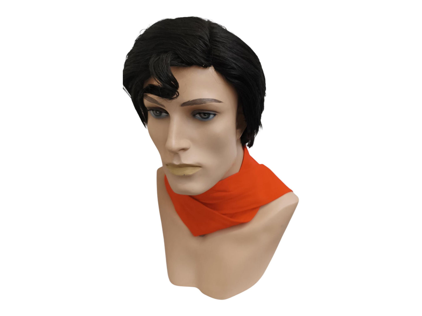 Classic Superman Wig - Christopher Reeve Style - Black Short Costume Cosplay Wig