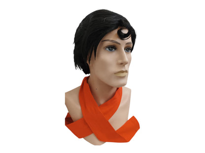 Classic Superman Wig - Christopher Reeve Style - Black Short Costume Cosplay Wig