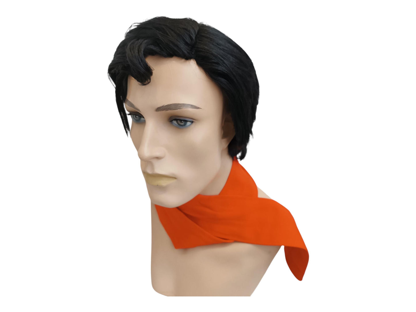 Classic Superman Wig - Christopher Reeve Style - Black Short Costume Cosplay Wig