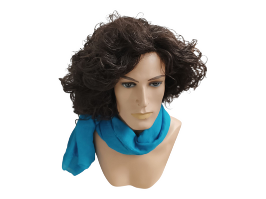 Curly Dark Brown Handmade Cosplay Jacaerys Velaryon Wig