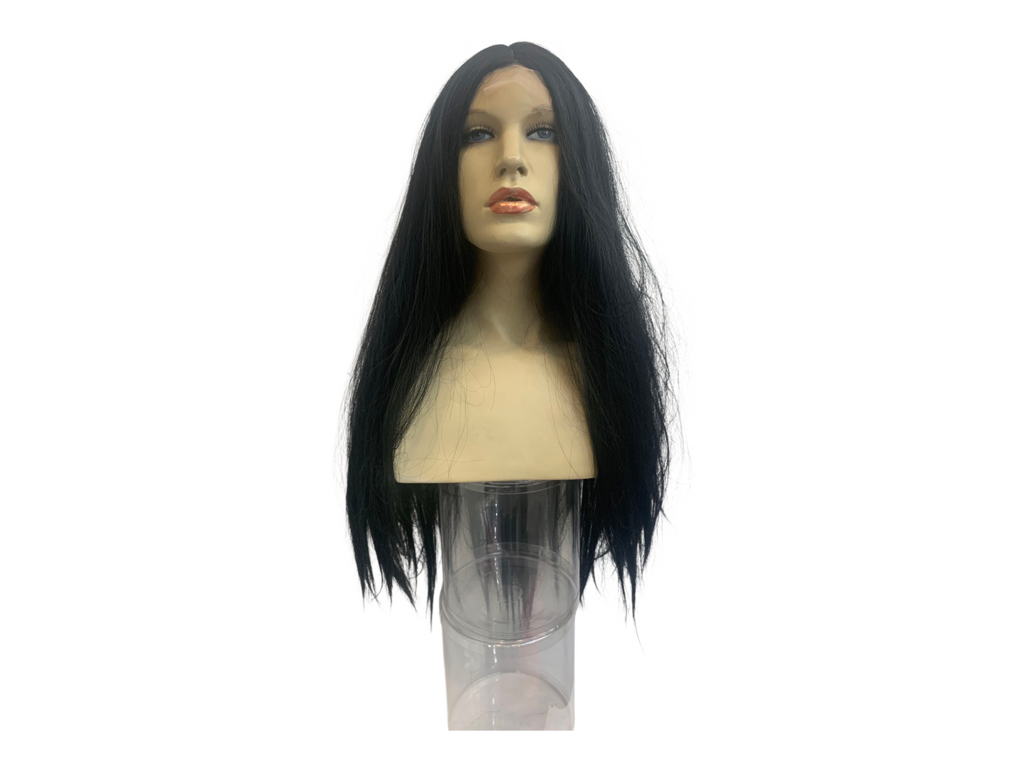 Long Straight Black Heat Resistant Wig