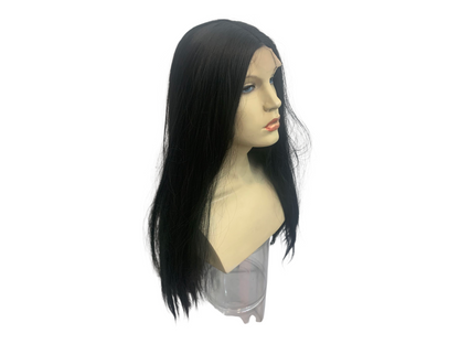Long Straight Black Heat Resistant Wig