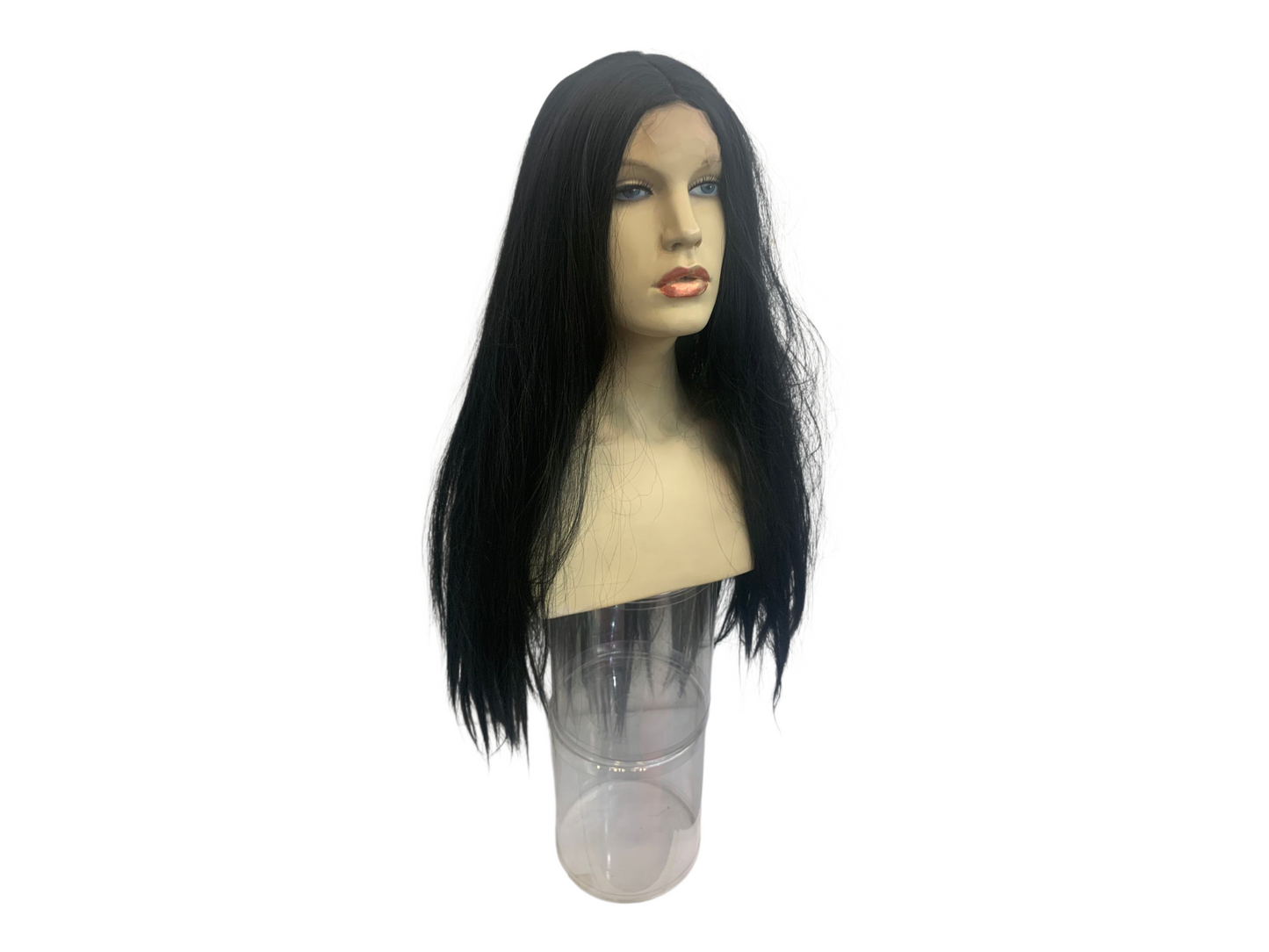 Long Straight Black Heat Resistant Wig