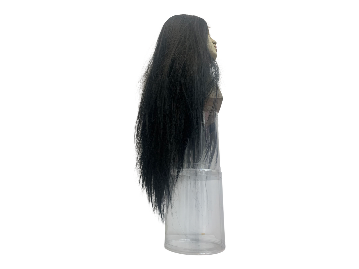 Long Straight Black Heat Resistant Wig