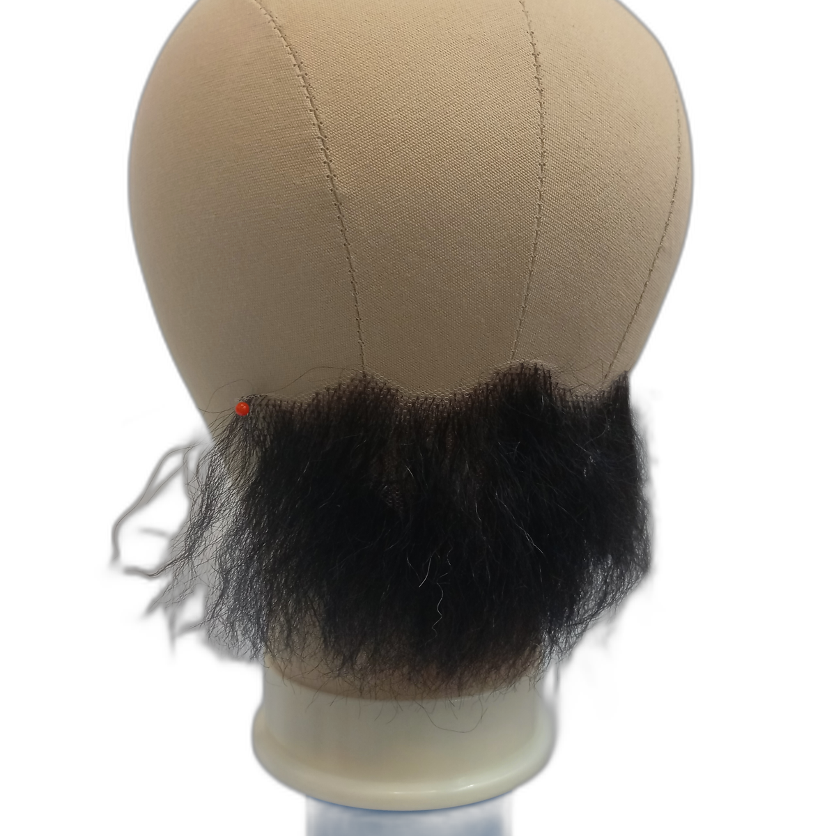 Large Black Underchin Handmade Beard on Lace