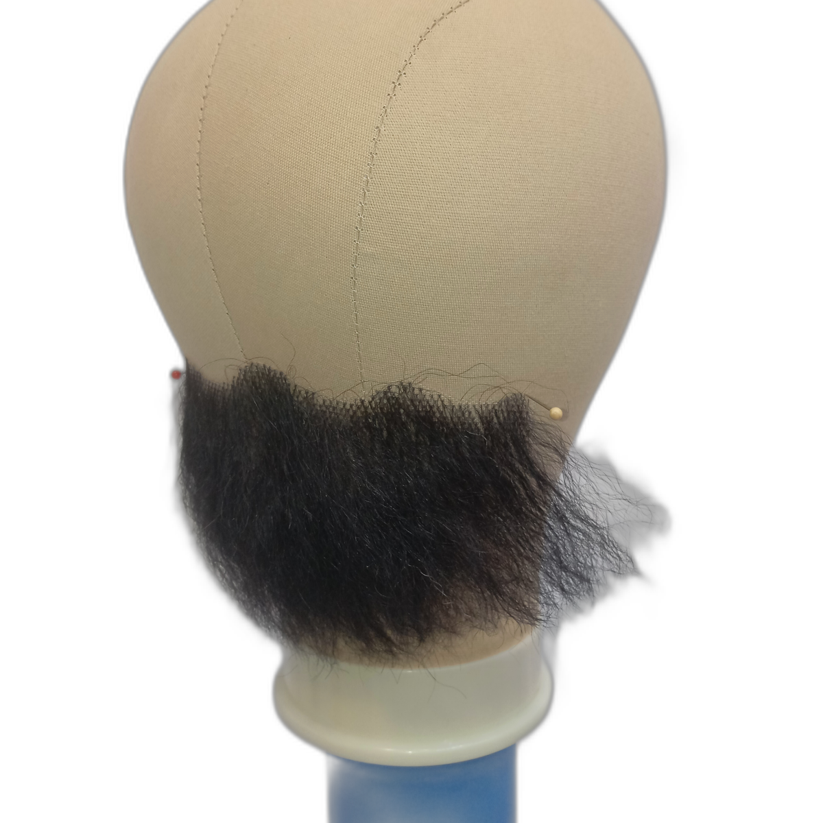 Large Black Underchin Handmade Beard on Lace