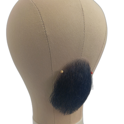 Handmade Black Goatee Beard on Lace