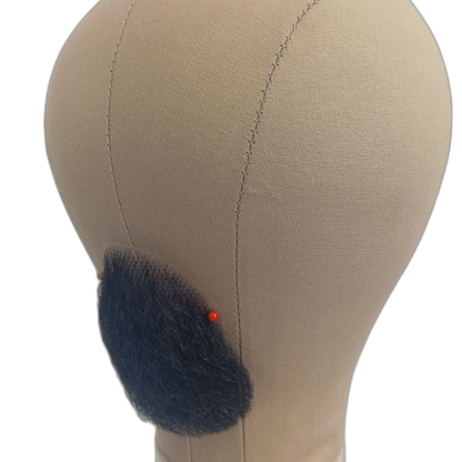 Handmade Black Goatee Beard on Lace