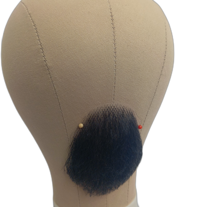 Handmade Black Goatee Beard on Lace