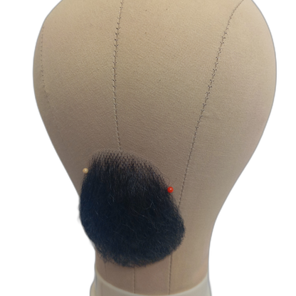 Handmade Black Goatee Beard on Lace